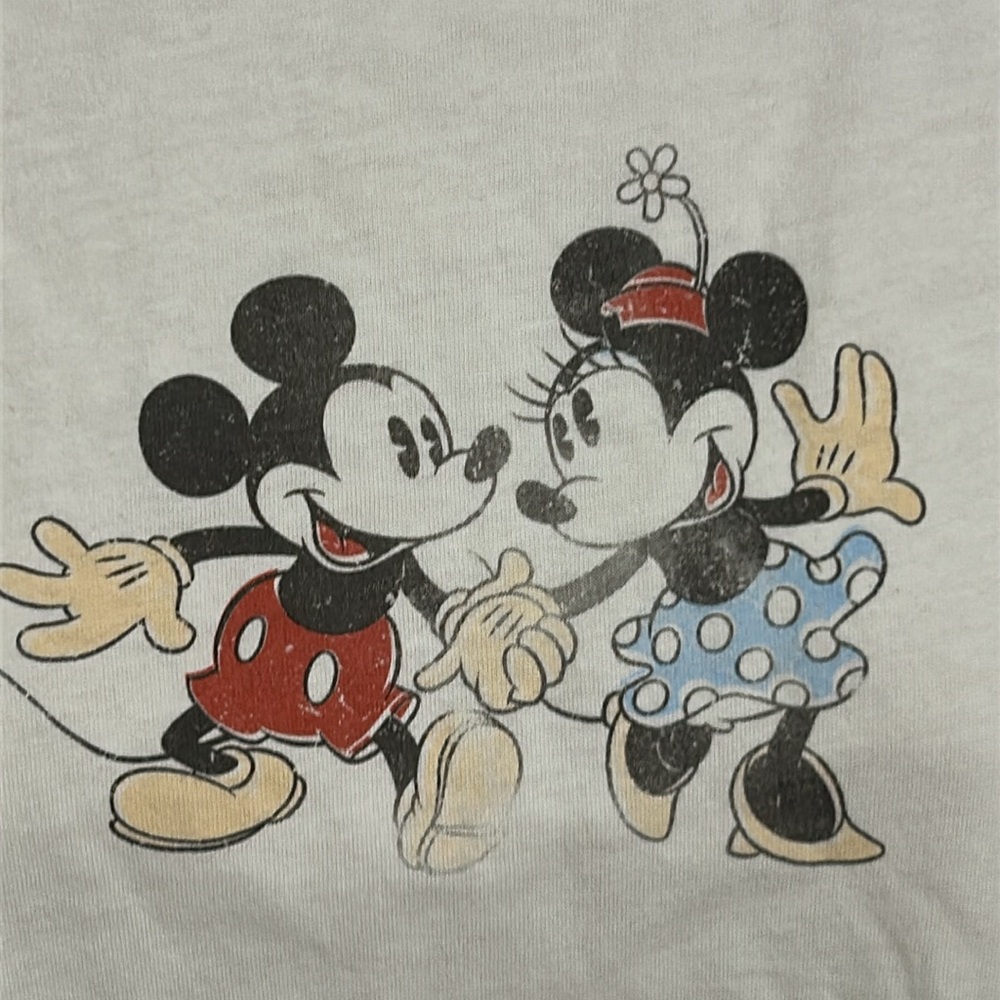 Disney Mickey & Minnie Vintage-Inspired Graphic Tee Size Eur 40 - Picture 3 of 12